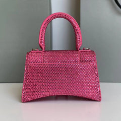 Hourglass Clutch Bag – Crystal Embellished Evening Bag Women