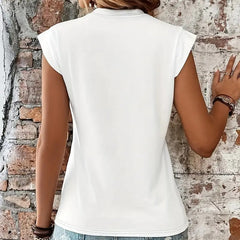 Women's T-Shirt 3-Pack – 100% Cotton Fitted Round Neck 3 Colors