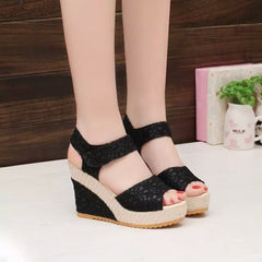 Block Heel Sandals – 3in Vegan Leather Platform Casual Evening