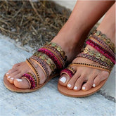 Beaded Gladiator Sandals – Bohemian Ankle Strap Beach Sandals