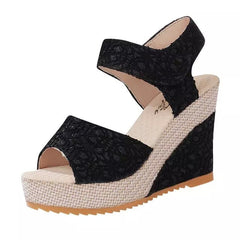 Block Heel Sandals – 3in Vegan Leather Platform Casual Evening