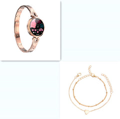 Women's Smartwatch – 3 ATM Heart Rate Tracker iOS Android Compatible