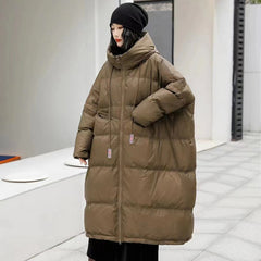 Women's Duck Down Jacket – 550FP 85/15 Hooded Water-Resistant