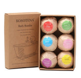 Lavender Rose Mint Bath Bombs – 4oz Fizzing 6-Pack Vegan