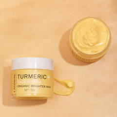 Turmeric Glow Skincare Set – 3 Piece Radiance Serum Cream Cleanser