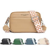 Small Square Crossbody – Vegan Leather 7x5in Adjustable Strap