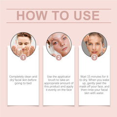 Hoygi Collagen Peel-Off & Tear Mask – Deep Pore Cleansing + Intense Moisturizing Face Mask