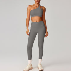 Quick-Dry Compression Sports Suit – Tight-Fitting 2-Piece Workout Set
