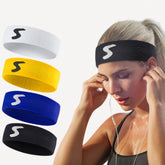 Terry Cotton Headband – Sweat Absorbing Non-Slip Band