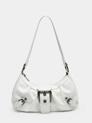 Women's Vintage Two-Tone Leather Bag – Medium Satchel Shoulder