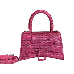 Hourglass Clutch Bag – Crystal Embellished Evening Bag Women