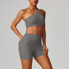 Quick-Dry Compression Sports Suit – Tight-Fitting 2-Piece Workout Set