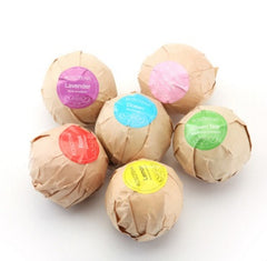 Lavender Rose Mint Bath Bombs – 4oz Fizzing 6-Pack Vegan