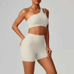 Quick-Dry Compression Sports Suit – Tight-Fitting 2-Piece Workout Set
