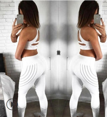 High-Waisted Reflective Leggings – Squat Proof Workout Pants Women