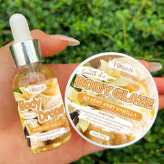 Moisturizing Body Glaze & Oil Duo – Vanilla Coconut Citrus Scents