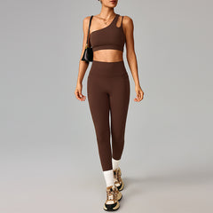 Quick-Dry Compression Sports Suit – Tight-Fitting 2-Piece Workout Set
