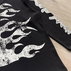 HS Victory Thermal Long Sleeve T-Shirt – Oversized Fit with Bold Logo