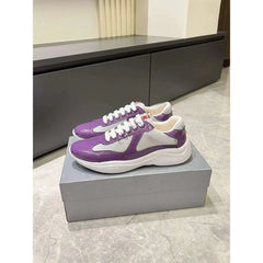 Deqin Women's Skate Shoes - Lightweight Shock Absorption Quick-Dry Leather Sneakers