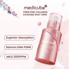 Medicube PDRN Pink Collagen Booster – Exosome Serum 100ml K-Beauty