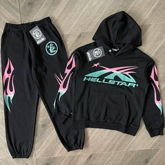 HS Sport Oversized Sports Hoodie – Bold Logo with Gradient Print