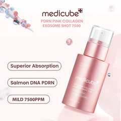 Medicube PDRN Pink Collagen Booster – Exosome Serum 100ml K-Beauty