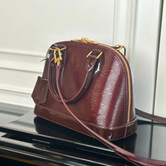 LDonkey Epi-Textured Women's Handbag – Shell-Shaped Minimalist Shoulder Bag