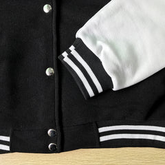Retro Los Angeles Letterman Jacket – Loose-Fit Baseball-Style Coat for Men