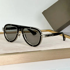 Luxury Classical Limited Edition Sunglasses – Oval Acetate & Alloy Frame with UV400 Protection |