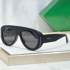 Oval Acetate Sunglasses for Men & Women – Thick Frame Retro UV400 Eyewear | High-Quality