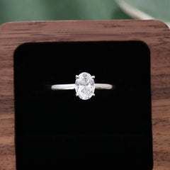 14K/18K Yellow Gold Lab Diamond Wedding Ring Set – IGI Certified 1.5CT Oval Engagement Ring