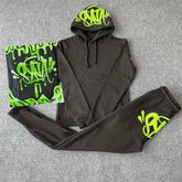 Unisex Cotton Tracksuit – Fleece Lined Hoodie & Joggers Set