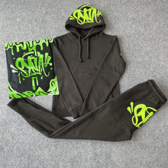 Unisex Cotton Tracksuit – Fleece Lined Hoodie & Joggers Set