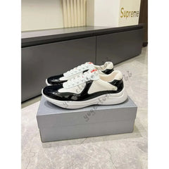 Deqin Women's Skate Shoes - Lightweight Shock Absorption Quick-Dry Leather Sneakers