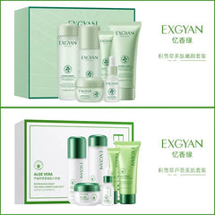 Centella Asiatica Skincare Set – Oil Control Serum & Cream with Vitamin C
