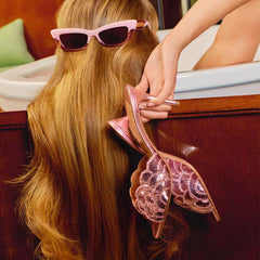 2026 European & American Style Sequin Rhinestone Open-Toe Slippers