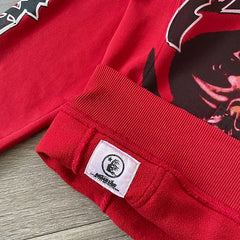 HS Skull & Flame Skeleton Hoodie – Vintage-Inspired Graphic Pullover |