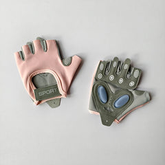 Women's Half-Finger Fitness Gloves – Anti-Slip Palm Grip