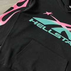 HS Sport Oversized Sports Hoodie – Bold Logo with Gradient Print