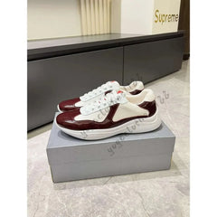 Deqin Women's Skate Shoes - Lightweight Shock Absorption Quick-Dry Leather Sneakers