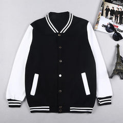 Retro Los Angeles Letterman Jacket – Loose-Fit Baseball-Style Coat for Men
