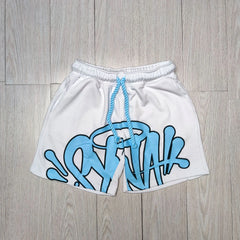 Y2K Matching Set – Oversized Tee & Low-Rise Shorts Cotton Women