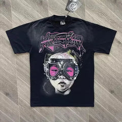 HS Future Alien Short Sleeve T-Shirt – American High Street Boy's Glasses Alien Graphic Tee