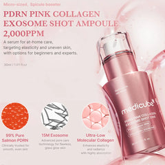 Medicube PDRN Pink Collagen Booster – Exosome Serum 100ml K-Beauty