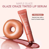 Donut Lip Gloss Balm - Lightweight Hydrating Plumping Lip Care with Nourishing Repair
