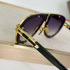 Luxury Classical Limited Edition Sunglasses – Oval Acetate & Alloy Frame with UV400 Protection |