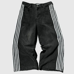 2026 Retro Hip-Hop Baggy Jeans – Y2K Harajuku Gothic Wide-Leg Pants