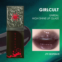 Girlcult Unreal High Shine Lip Glaze – Mirror-Like 3D Dimensional Shine with Lip-Plumping Effect