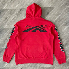 HS Skull & Flame Skeleton Hoodie – Vintage-Inspired Graphic Pullover |