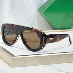 Oval Acetate Sunglasses for Men & Women – Thick Frame Retro UV400 Eyewear | High-Quality